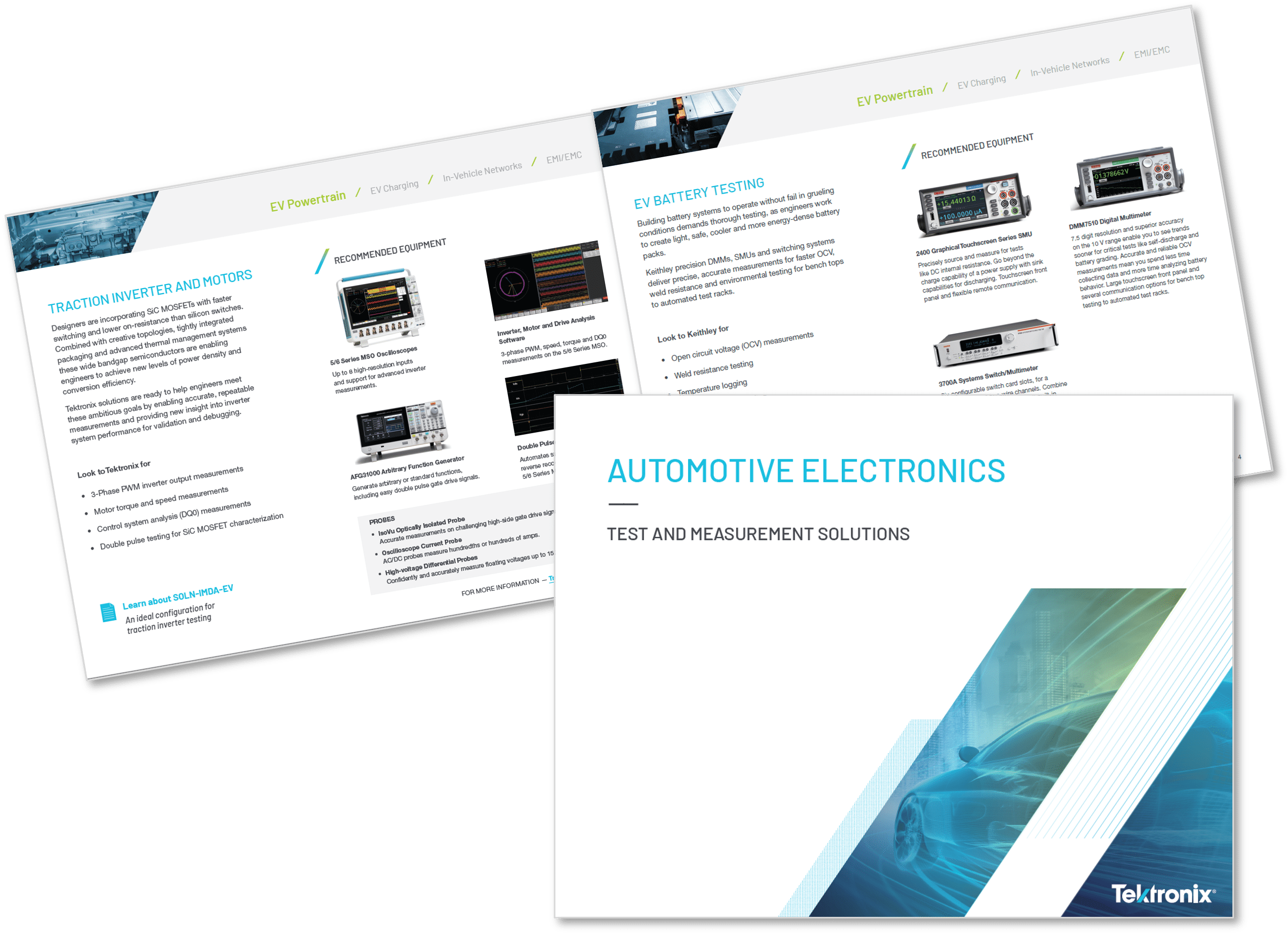 Tektronix solutions for Automotive Electronics testing