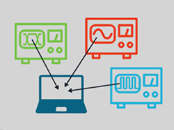 TekScope, an offline oscilloscope waveform analysis tool, allows  engineering professors to teach basic and advanced concepts remotely from any locations