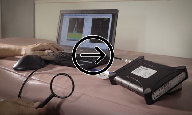 Video of Lily MedTech engineer performing compliance tests