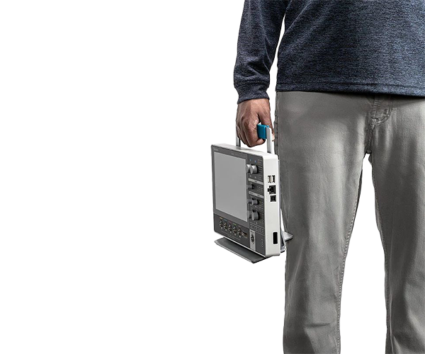 2 Series MSO Mixed Signal Oscilloscope is compact and portable