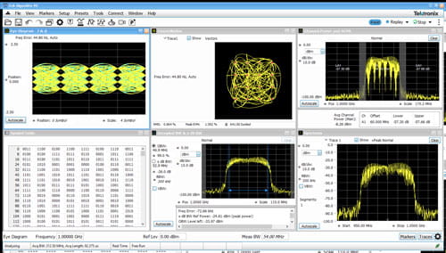 6 Series B MSO Vector Signal Analysis