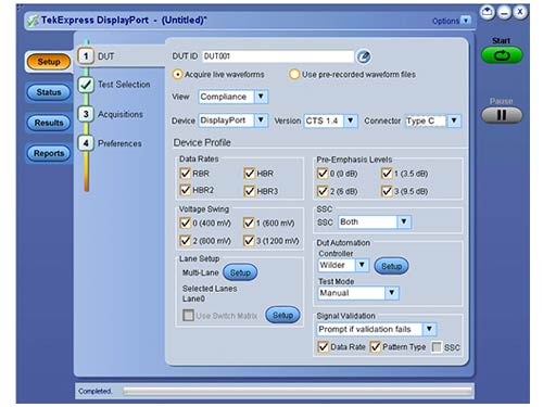 DisplayPort 2.0 Pre-Compliance and Debug Solution