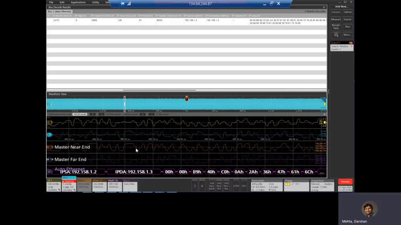 Automotive Ethernet Signal Separation Demo