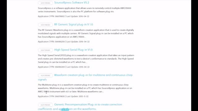 AWG70000 Arbitrary Waveform Generator Plugins Intro