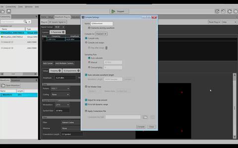 AWG70000 RF Generic Waveform Editing Plugin Demo