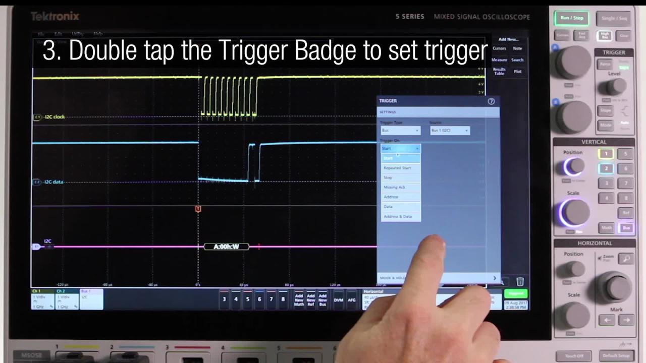 How to Set Up Bus Decode and Triggering