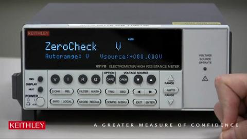 How to Setup the Model 6517B Electrometer for a Staircase Voltage Sweep