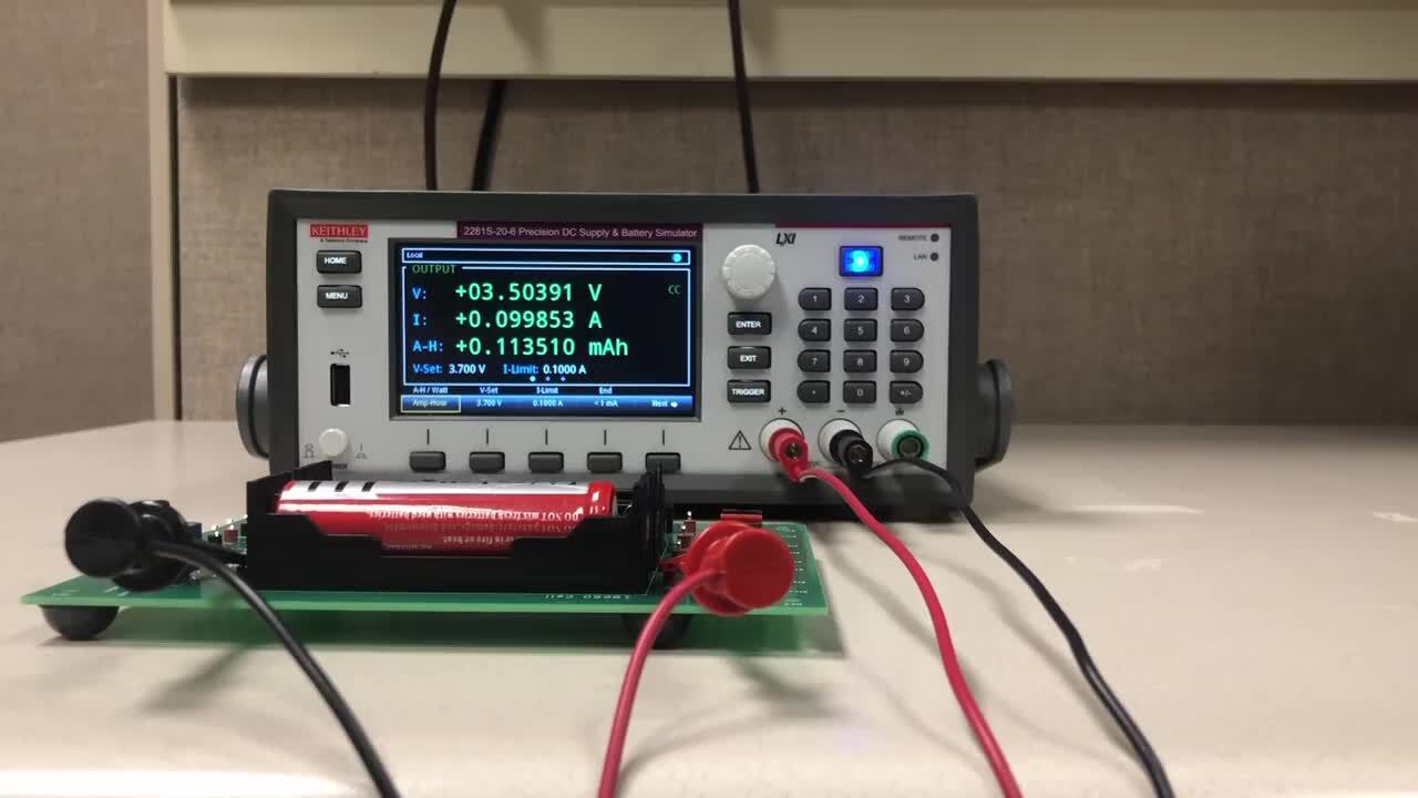 Keithley 2281S and Rohde Schwarz Battery Simulator Comparison_en