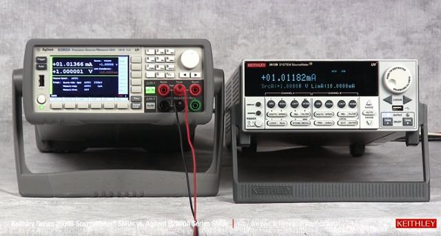 Keithley 2600B SMUs vs Agilent B2900A Series SMUs