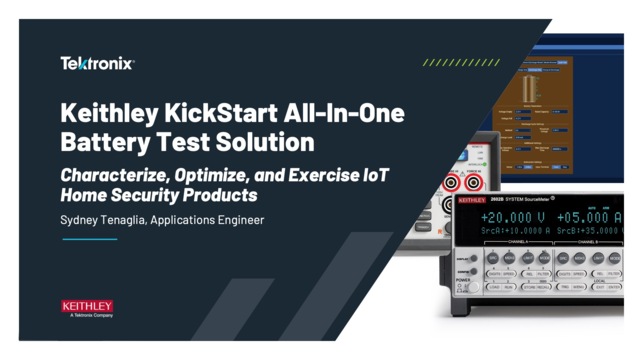 Keithley KickStart All-In-One Battery Test Solution_en