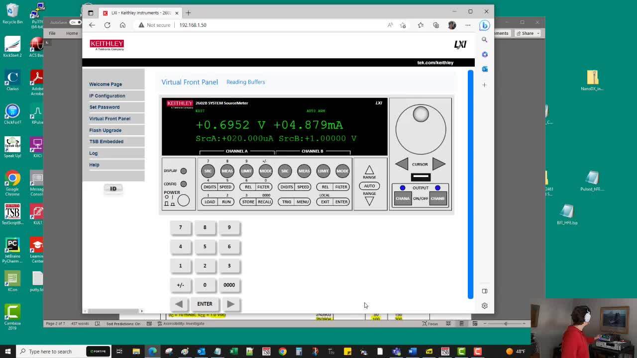 Measuring BJT hFE Using a Keithley 2602B Source Measure Unit_en