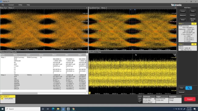 TDECQ Measurement for PAM4 Analysis