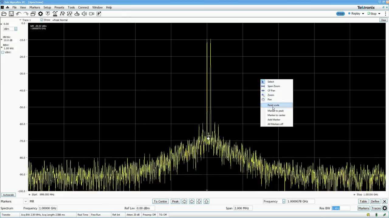 SignalVu-PC Primer - Basics of Spectrum Analysis