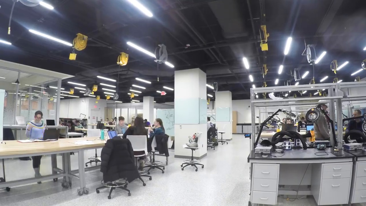 Temple University engineering lab timelapse