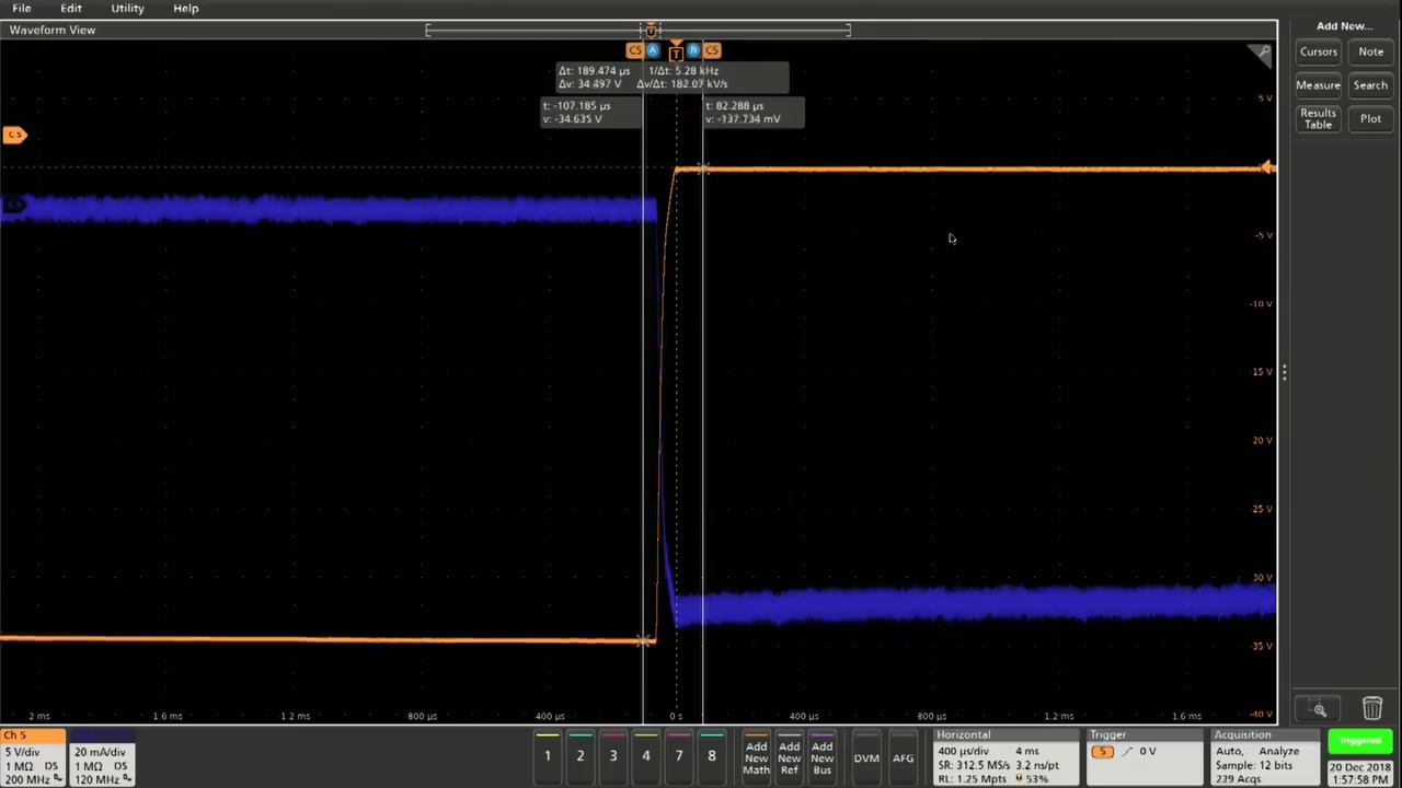 Testing switching conduction magneticlosses RdsOn