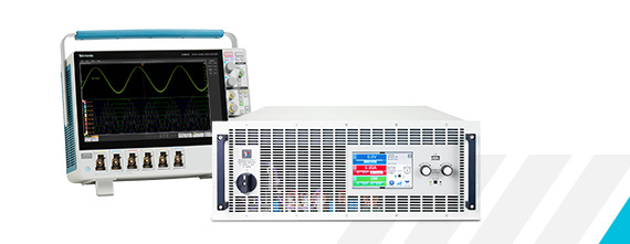 EA Elektro-Automatik 双向电源配合Tektronix 5 系列 MSO 示波器