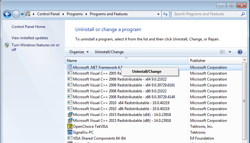 Dot20NET204p520Repair20Uninstall20Change
